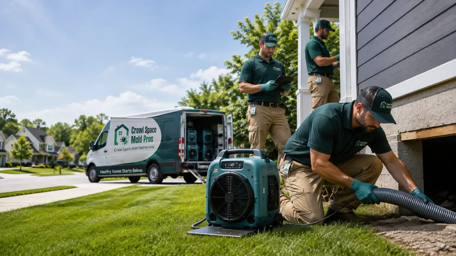 Crawl Space Mold Removal in Ashland, PA